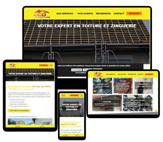 site internet Couverture eco couverture Cambrai